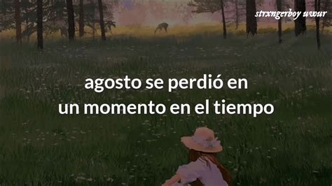 august taylor swift letra español.